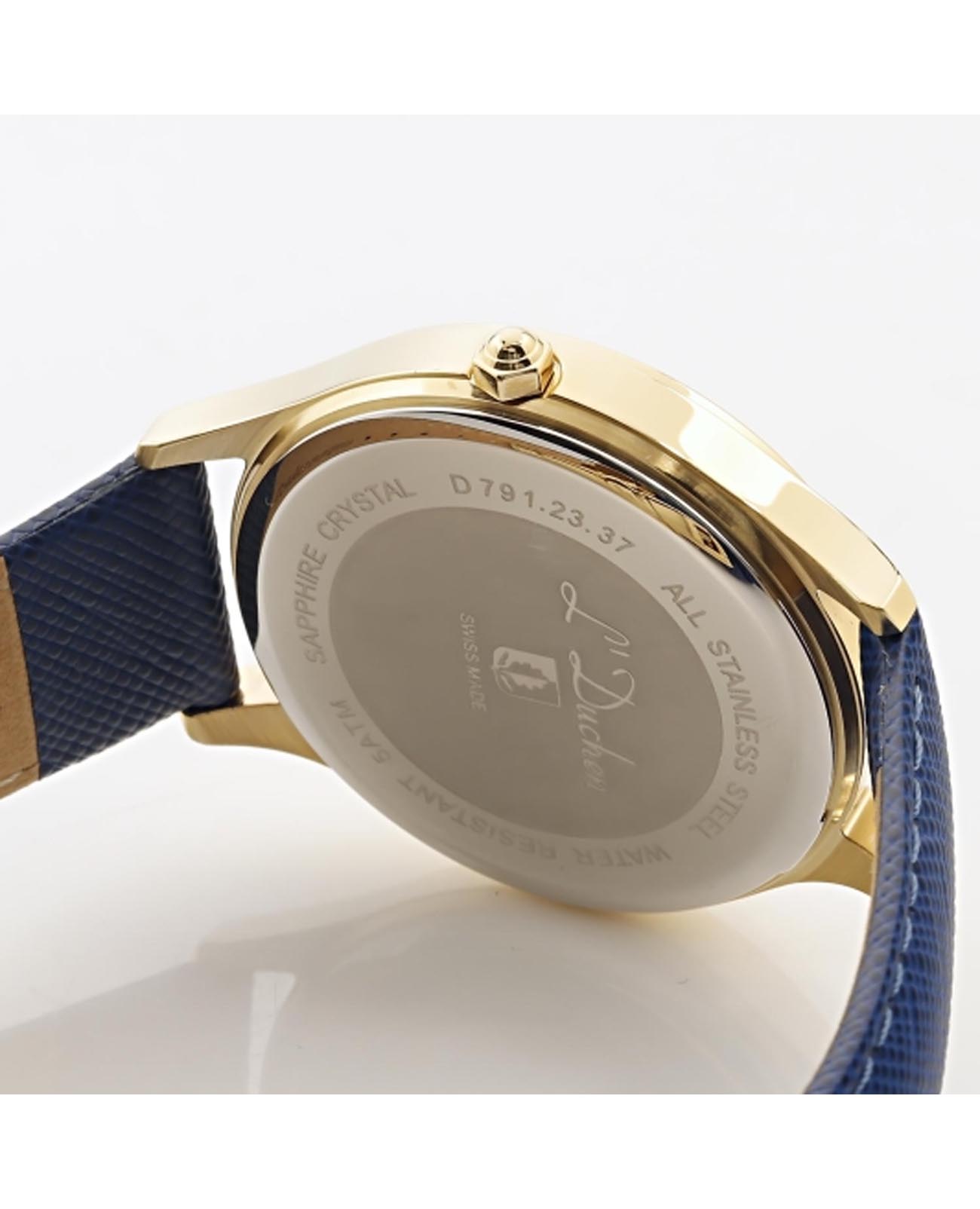 L'Duchen L'Duchen Grace D 791.23.37 женские часы синий циферблат на запястье